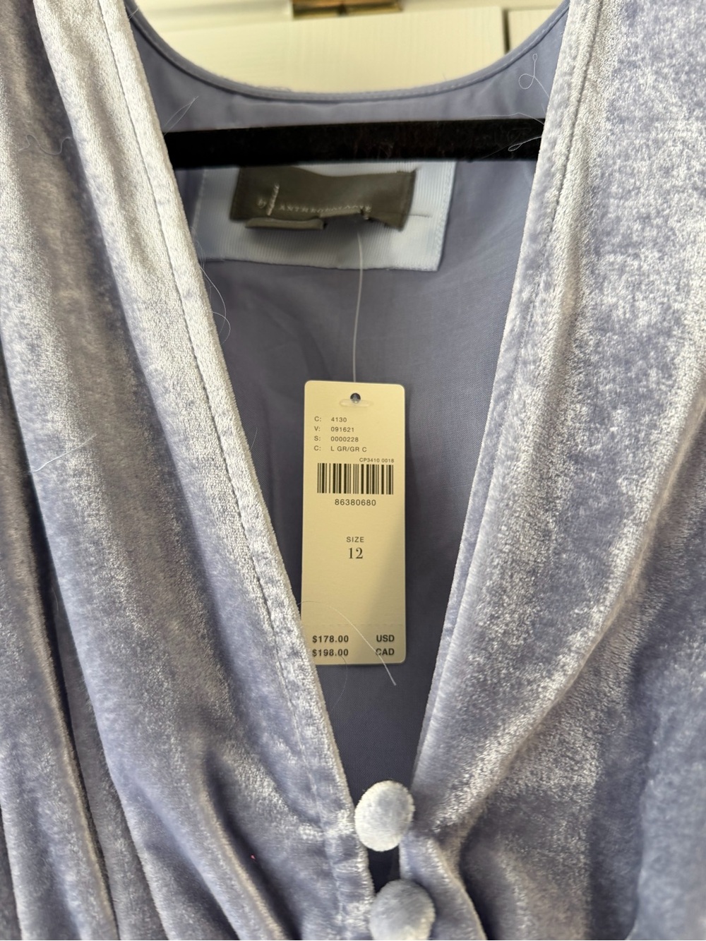 NWT Anthropologie The Katerina Front Button Dress - Size 12 - Picture 4 of 6